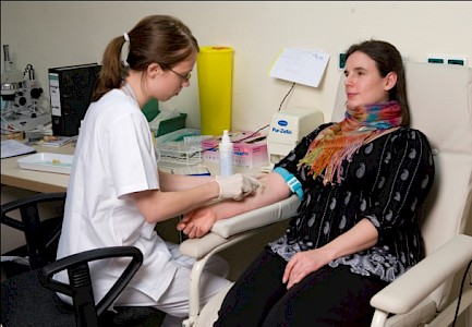 Blutabnahme Bei Patientin