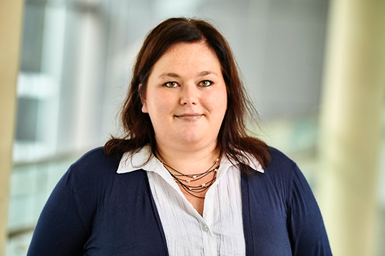 Stephanie Fussel, Mitarbeiterin des Kriseninterventionsteams am UKB