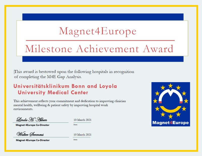 Magnet4Europe Milestone Achievement Award