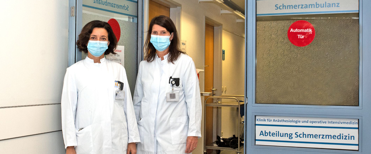Eingang Abteilung Schmerzmedizin