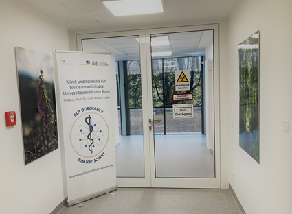 Eingang Klinik für Nuklearmedizin