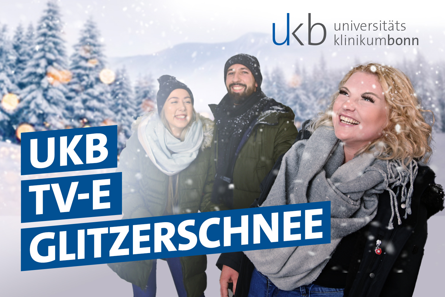 Postkarte Glitzerschnee Vorderseite 01 Pflege