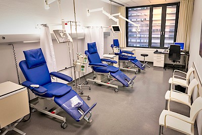 Zimmer im CIO zur Chemotherapie