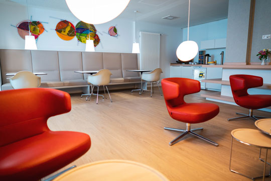 Lounge Wahlleistungsstation Herzzentrum
