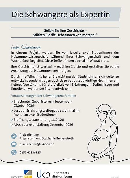 Flyer Die Schwangere Als Expertin
