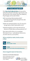 Flyer Haus Des Kinderschutzes Kinder Jugendlich