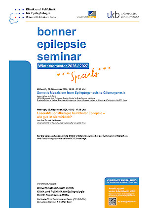 Bonner Epilepsieseminar Wintersemester 2026 2027 Specials