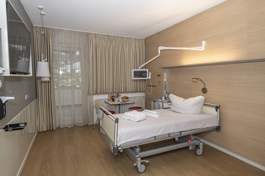 Patientenzimmer Station V – Ansicht 2